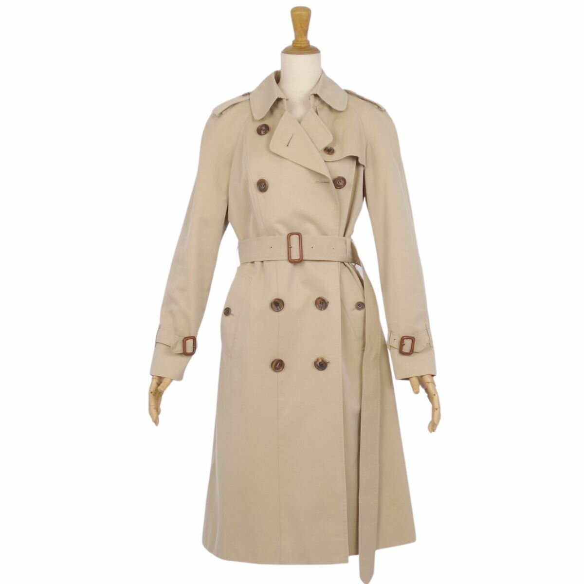 Burberry London Trench Coat Checked Lining size:36 Beige [EX