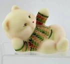 Fenton Burmese Teddy Bear with painted Sweater