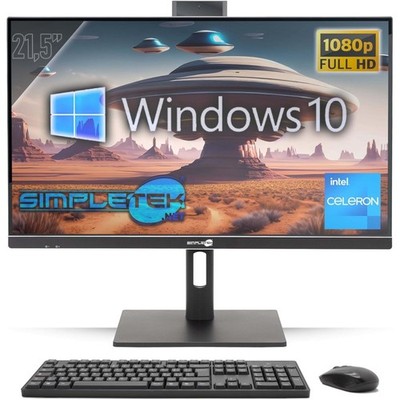 All In One 22'' G460 Ram 4Gb Ssd 240Gb Windows 10 Pro Aio Computer Vesa Pc Lcd