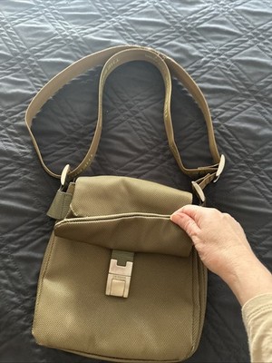 The Bridge Wayfarer Green Nylon Crossbody Bag Italy