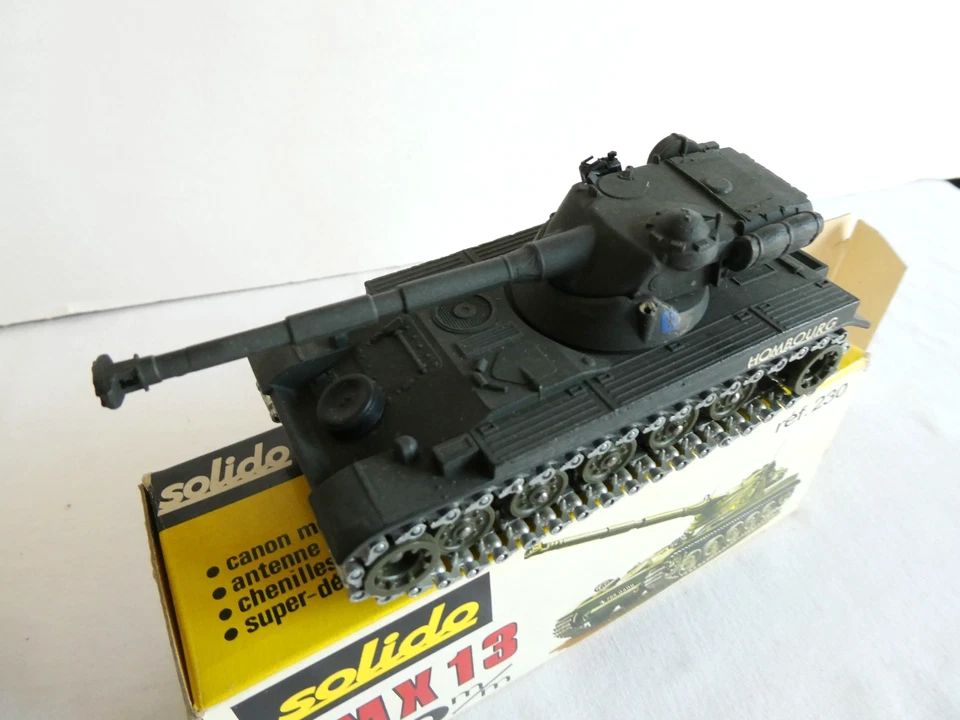SOLIDO CARRO ARMATO TANK AMX 13 90 mm CON SCATOLA come nuovo - Immagine 3 di 4