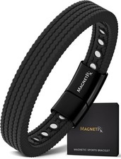 MagnetRX  Magnetic Sports Bracelet for Men Ultra Strength Magnetic for Unisex