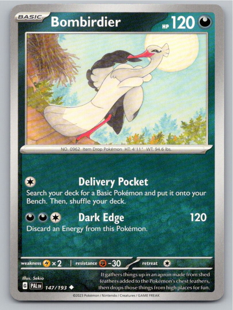 2023 POKEMON BOMBIRDIER PALDEA EVOLVED 147/193 UNCOMMON NM A38317 FREE S&H