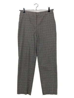 MASSIMO DUTTI Stoffhose Damen Hose Gr. DE 40 hellgrau Casual-Look