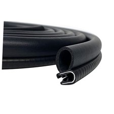 Car Door Rubber Seal Strip with Side Large Bulb 26Ft , Automotive 26 Feet