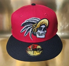 Tocado Guerrero Calavera Azteca Nueva Era México Dos Tonos Ajustado Talla 7 1/2