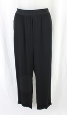 Ann Demeulemeester Womens Black Stretch Waist...