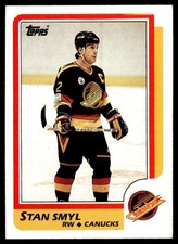 1986-87 Topps Stan Smyl Vancouver Canucks #50