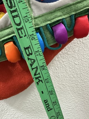 Vintage Disney 3D Filz Weihnachtsstrumpf Mickey Mouse Goofy Donald Duck - Bild 2 von 5