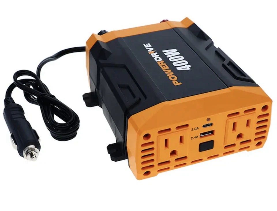 PowerDrive 400 Watt Power Inverter PWD400 11-15V DC 115V AC 58-62Hz - Image 2 of 4