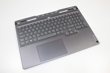 Lenovo Legion S7 16IAH7 UK Keyboard Palmrest Cover Touchpad RGB Backlit Grey