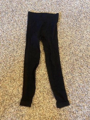 Yogalicious Girls Black High Waisted Stretch Leggings Seamless Size S NWOT
