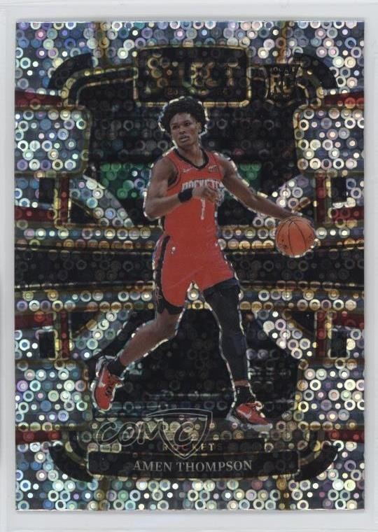 2023-24 Panini Select Concourse Disco Prizm Amen Thompson #96 19cx