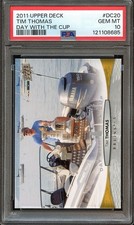 2011 Upper Deck Bruins Day With The Cup #DC20  Tim Thomas PSA 10 GEM MT p04220