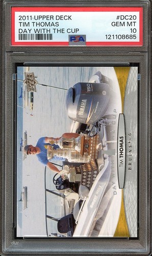 Tim Thomas #DC20 2011 Upper Deck Day With the Cup card