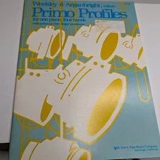 Primo Profiles Piano Duet Book Four Hands Weekley Arganbright Kjos F3