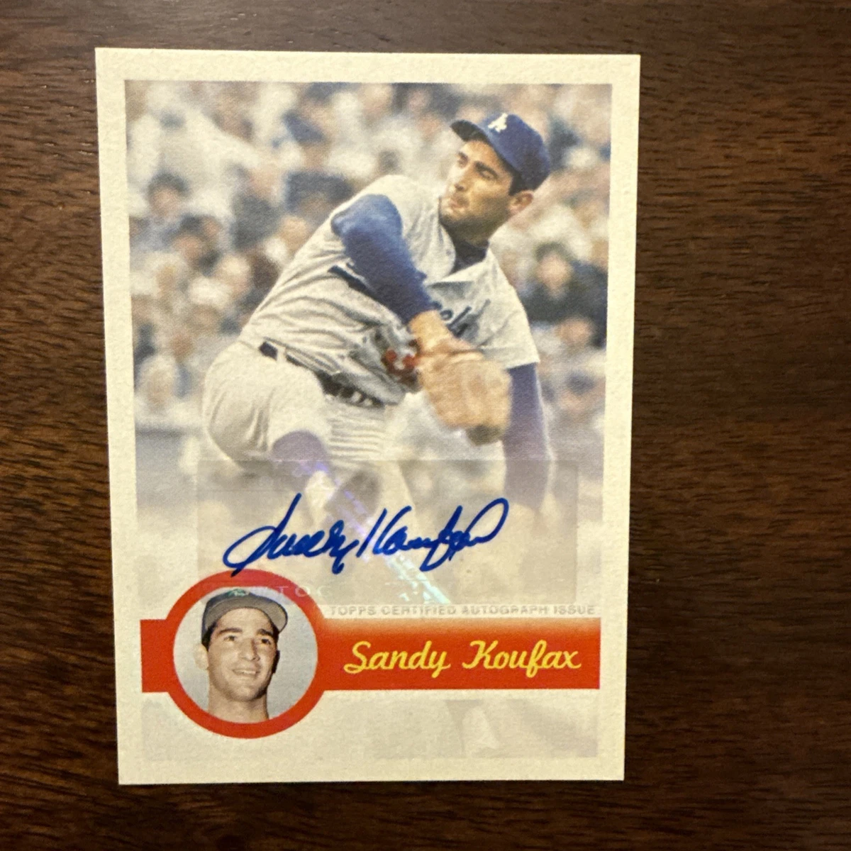 Sandy Koufax Los Angeles Dodgers Baseball Autographed Sports 