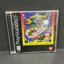 Bandai Power Rangers Zeo Full Tilt Battle Pinball Sony PlayStation 1 PS1 1996