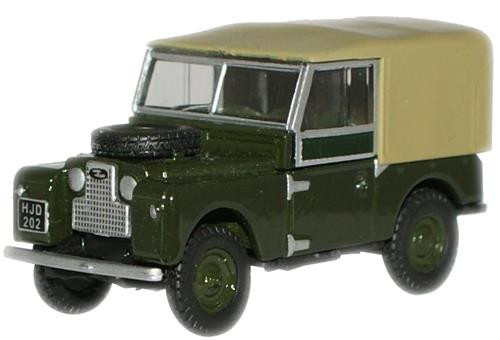 Oxford Diecast 76LAN188009 Land Rover 88 Canvas Green Bronze OO Gauge