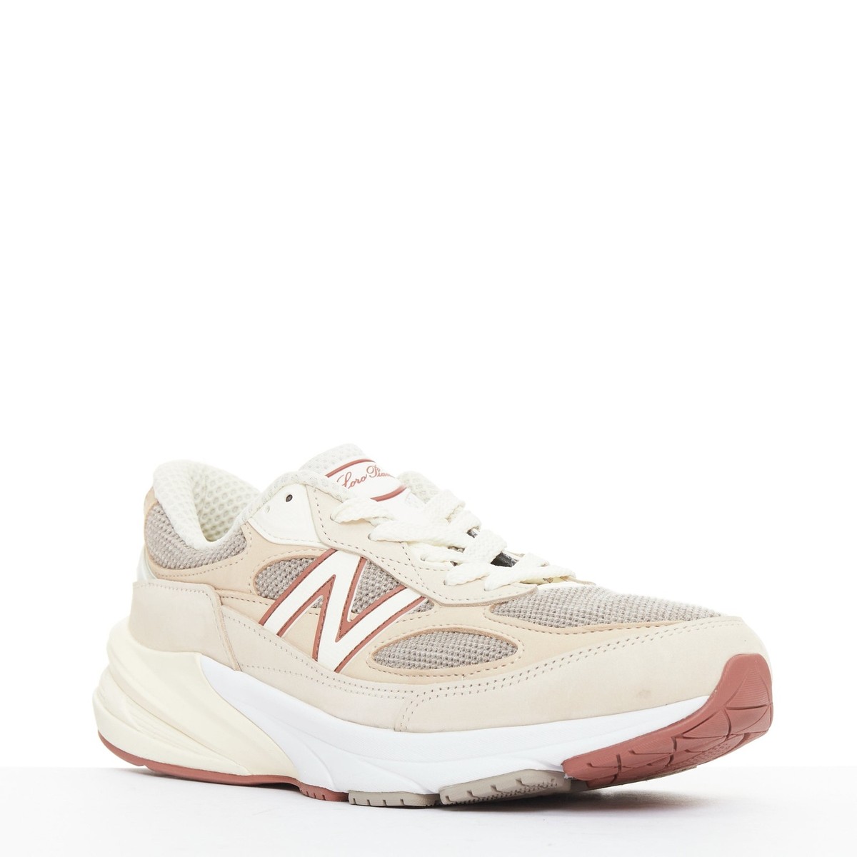 LORO PIANA New Balance 990V6 MiUSA Raw Cashew Limited beige patch