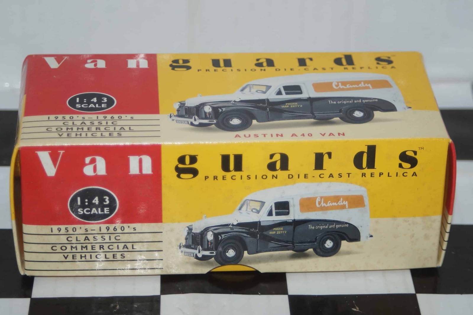Vanguards Austin A40 Whitbread Chandy VA3011 1:43 Scale