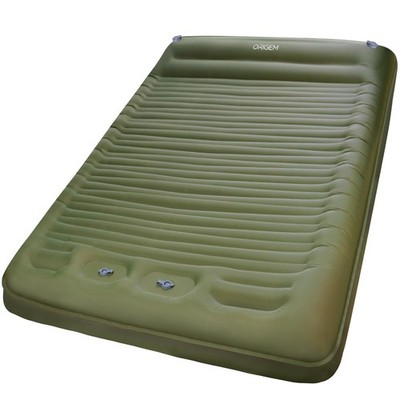 Origem selbstaufblasende Camping Isomatte Double, 14 cm 200*145*14 cm, grün 