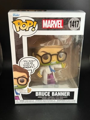 Funko Pop Bruce Banner 1417 Marvel Figurine Bobble-Head - Photo 1/4