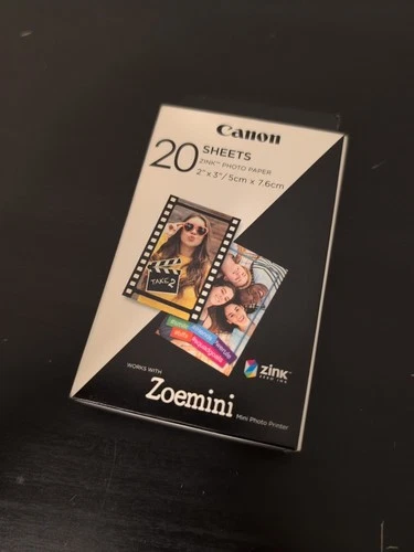 Canon Zoemini Carta fotografica ZINK  (20 fogli) NUOVO E ORIGINALE