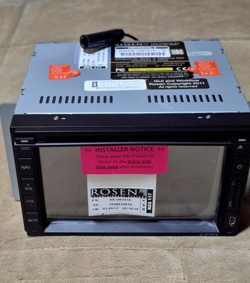 ROSEN UNIVERSAL 3 OEM 7'' LCD/DVD Navigation DS/DE-UN1010 Main Head Unit Only NEW