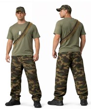 Adults Army Man Military Soldier Stag Party Fancy Dress Costume