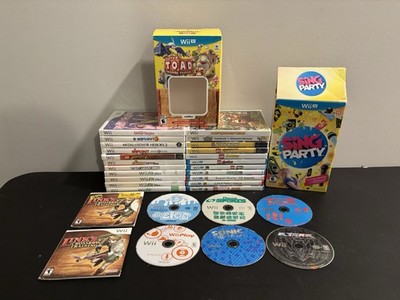 Large Lot of 30 Nintendo Wii & WII U Games Poke Park 2 Sonic Donkey Kong Pikmin