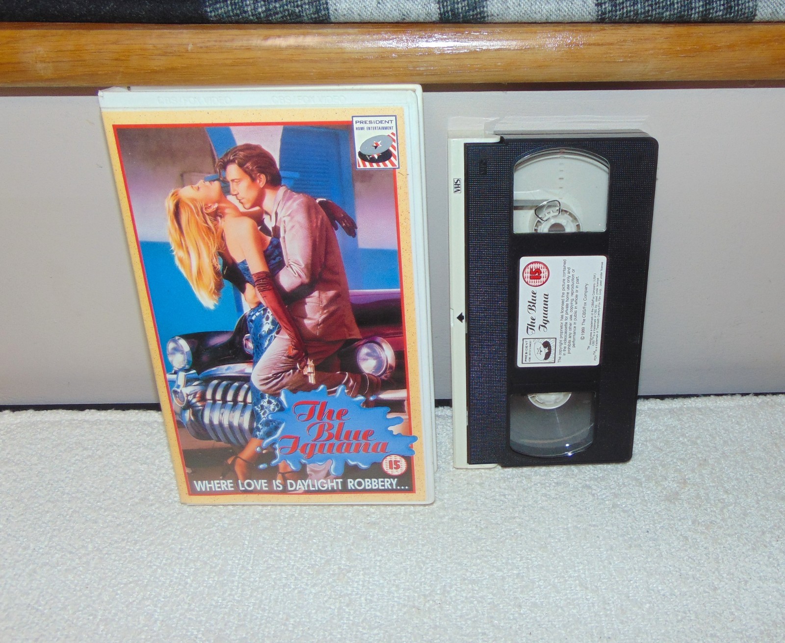 The Blue Iguana (VHS 1988) *EX RENTAL* Dylan McDermott, Jessica Harper - VGC