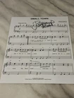 Singer JOHN MELLENCAMP Signed 8x10 SMALL TOWN SONG Sheet Music AUTOGRAPH