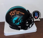 Ricky Williams Signed Auto Miami Dolphins Eclipse Mini Helmet Beckett Wit N