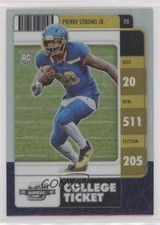 2022 Chronicles Draft Picks Contenders Optic Silver Prizm Pierre Strong Jr 0s1o