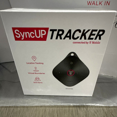 T-Mobile SyncUP TRACKER GPS Tracker Rechargeable Water Resistant