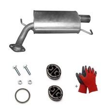 Endschalldämpfer Auspuff+Anbausatz für Mazda 6 Sport 1.8 MZR M/L813 NEU