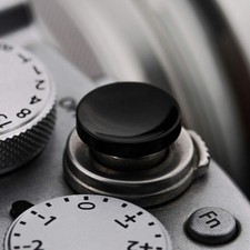 Soft Shutter Release Button 2 Pack/Black High-end Concave Camera Shutter Button