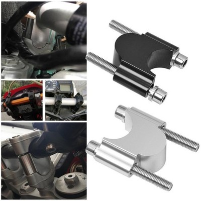 Motorcycle Height Adjustable Handlebar Risers Aluminum Construction 22mm/28mm