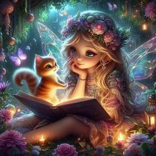 Ekuxom Fairy Diamond Art Kits for Adults-5D 14x14in 35X35cm , Fairy-2