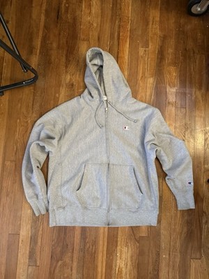 Champion Reverse Weave パーカー XX-LARGE Men's Champion Reverse Weave Full Zip Hoodie X-Large Gray Used | eBay