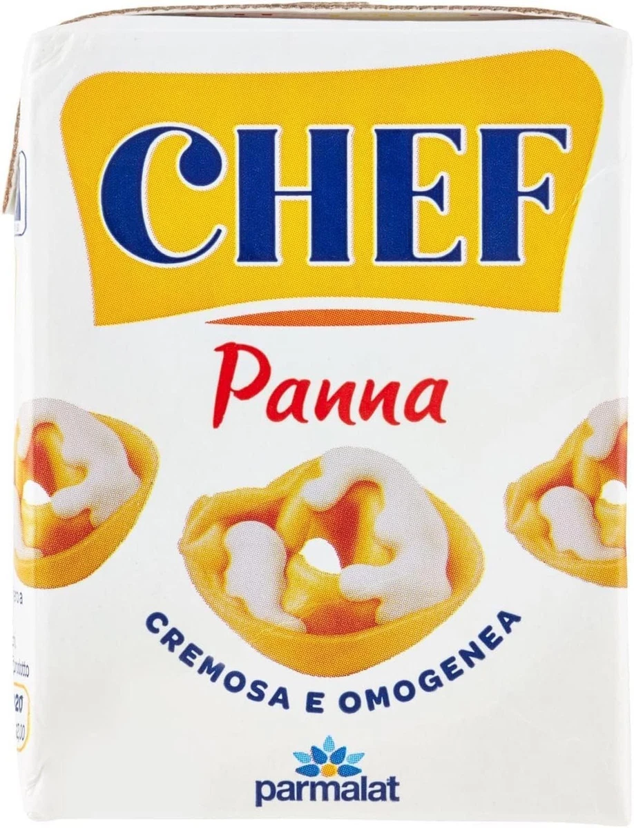Parmalat Chef Kochsahne 6x200g haltbare Sahne Pasta & Suppen +Polpa