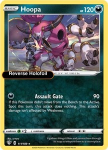 Hoopa 111/189 Darkness Ablaze Reverse Holo