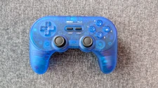 8Bitdo Pro 2 Controller w/ Hall Effect (Nintendo Switch PC Steam) Transp. Blue