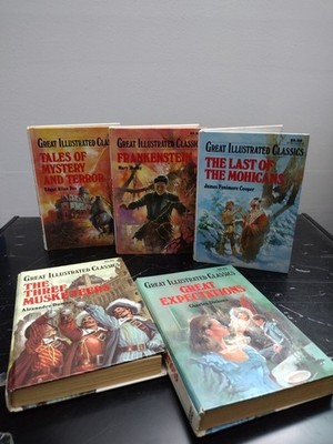 Great Illustrated Classics Lot Of 5 Hardcover Books - Reading Copies