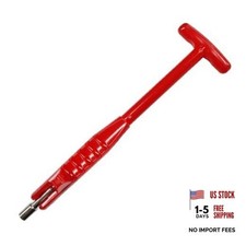 Car Tire Valve Stem Puller/Installer Tool with T Handle - No Scratch Car Red