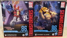 Transformers Studio Series 86-12 Coronation Starscream & 86-15 Dinobot Sludge