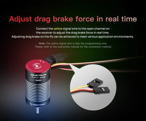 HOBBYWING QUICRUN Fusion Mini16 30A 3000KV Motor Sensorizado Sin Escobillas ESC 2 EN 1 - Imagen 10 de 21