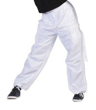 Costume Gallery - Hip Hop/Cargo Pants - White - Size Medium Adult