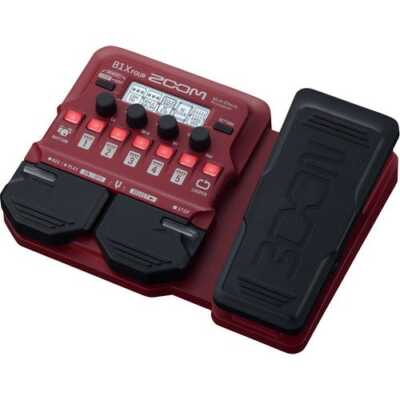 Zoom B1X FOUR Multi-Effects Processor w/ Expression Pedal for Bass